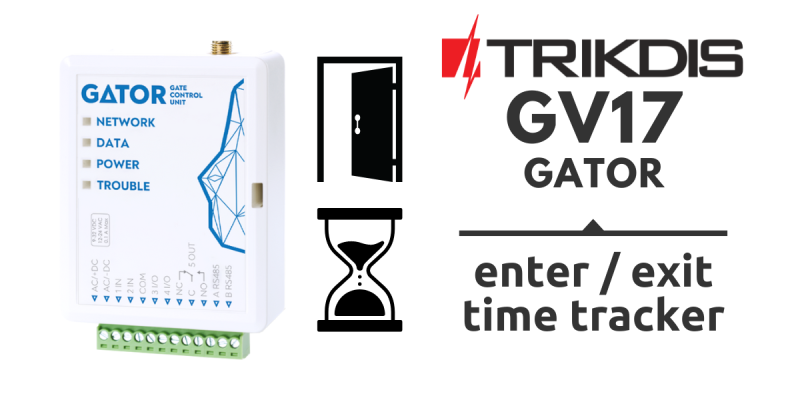 Trikdis GV17 - GATOR inteligentny 4G GSM / IP sterownik bramy 4