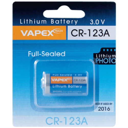 Bateria litowa CR123A 3 V (1300 mAh)
