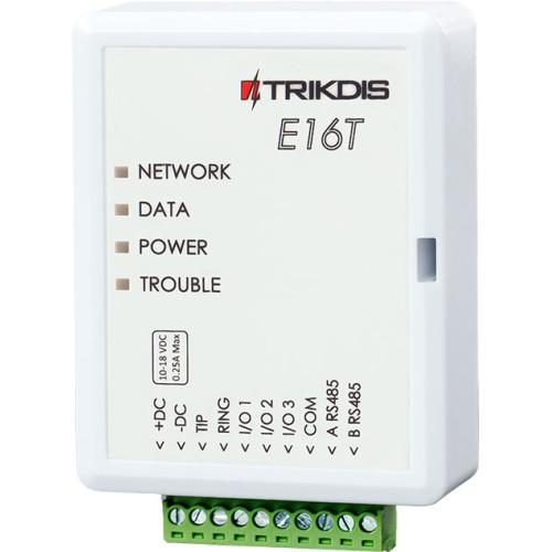 Trikdis E16T Ethernet Universal Communicator - Moduł IP Trikdis E16T Ethernet Universal Communicator - Moduł IP